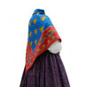 mantón de algodón estampado