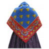 mantón de algodón estampado
