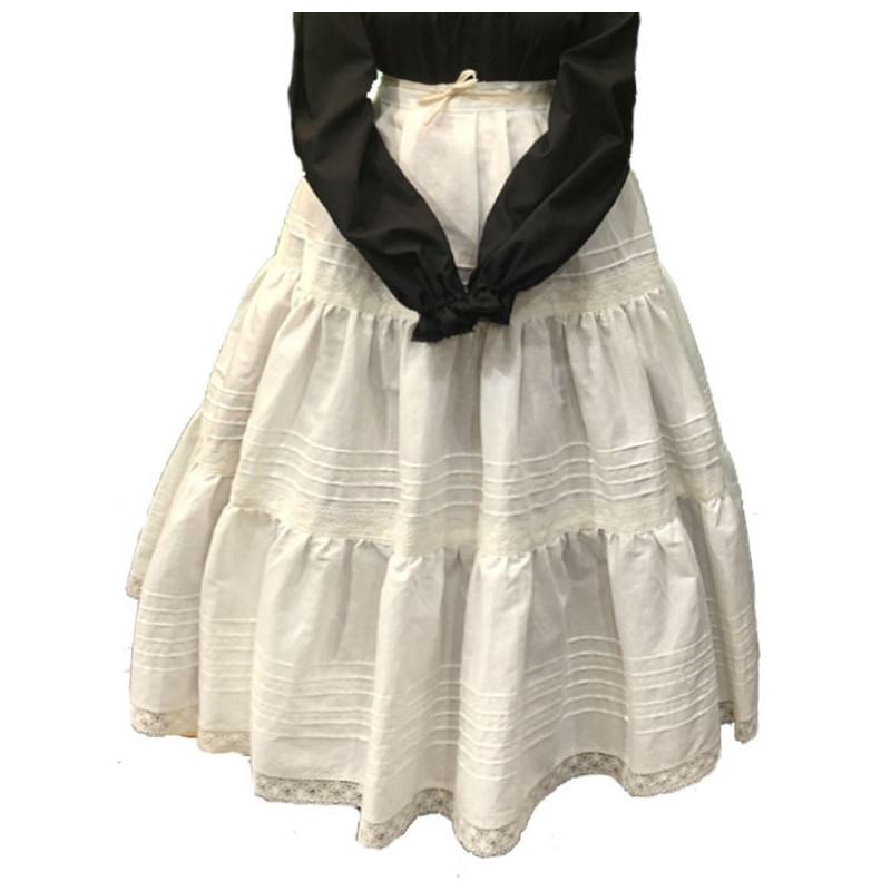 kit de enaguas tres volantes