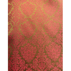 pañuelo coral-verde oliva