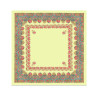 mantón estampado rosas amarillo