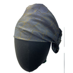 pañuelo azul plomo-verde