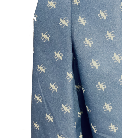 TELA ESTAMPADA DIBUJITOS AZULES