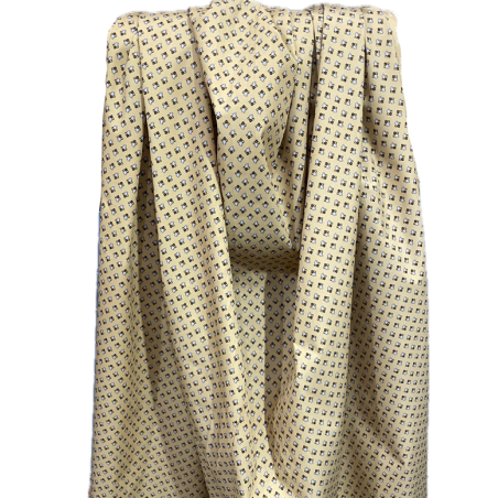 TELA FLORES AMARILLA