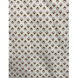 TELA  ESTAMPADA FLORES VERDE