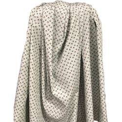 TELA  ESTAMPADA FLORES VERDE