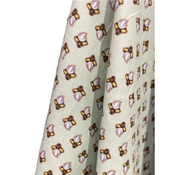 TELA  ESTAMPADA FLORES VERDE