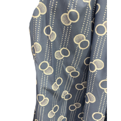 TELA  ESTAMPADA CIRCULOS AZUL