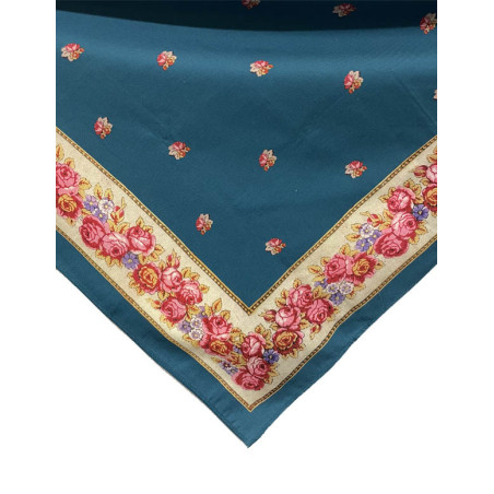 MANTÓN  ESTAMPADO  PEQUEÑO AZUL