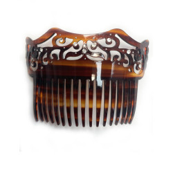 PEINETA OLAS CAREY BRILLOS