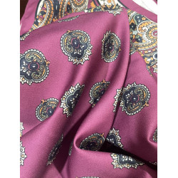 PAÑUELO CACHEMIRES GRANATE