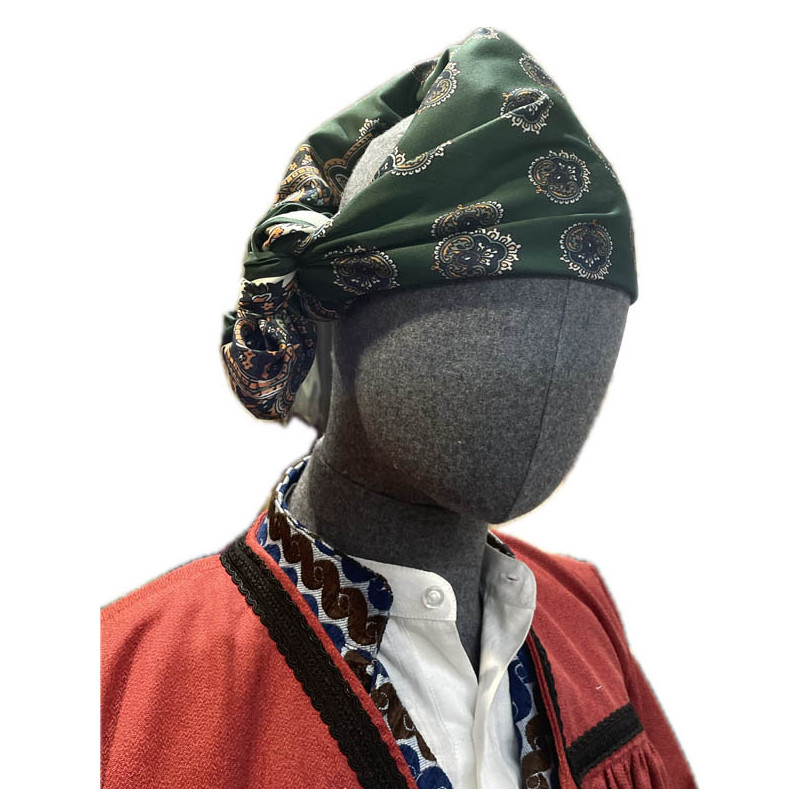 PAÑUELO CACHEMIRES VERDE