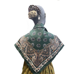 PAÑUELO CACHEMIRES VERDE