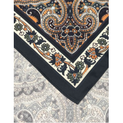 PAÑUELO CACHEMIRES NEGRO