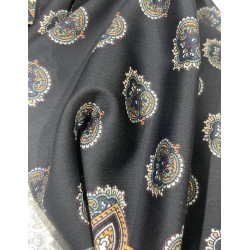 PAÑUELO CACHEMIRES NEGRO