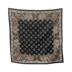 PAÑUELO CACHEMIRES NEGRO