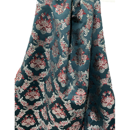 CORTE DE FALDA VERDE-ROJO