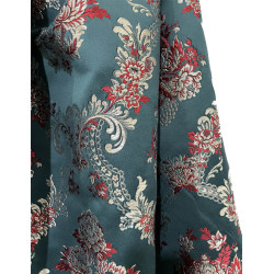 CORTE DE FALDA VERDE-ROJO