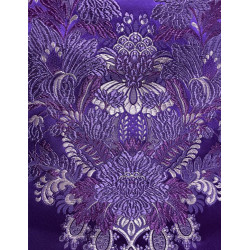 CORTE DE FALDA MORADO-PLATA
