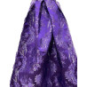 CORTE DE FALDA MORADO-PLATA