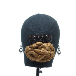 peineta imitación carey brillos