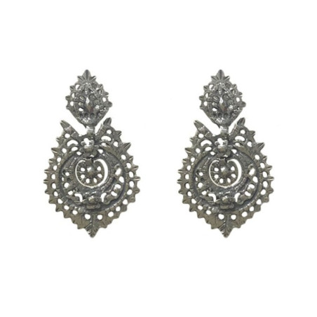 pendientes óvalo pequeño