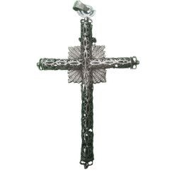 cruz de plata grande