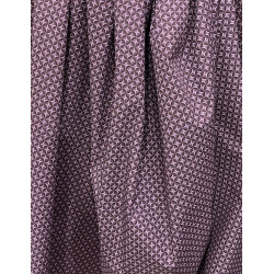 tela  estampada lila conchas