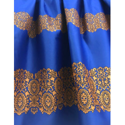 corte de falda greca verdosa colores