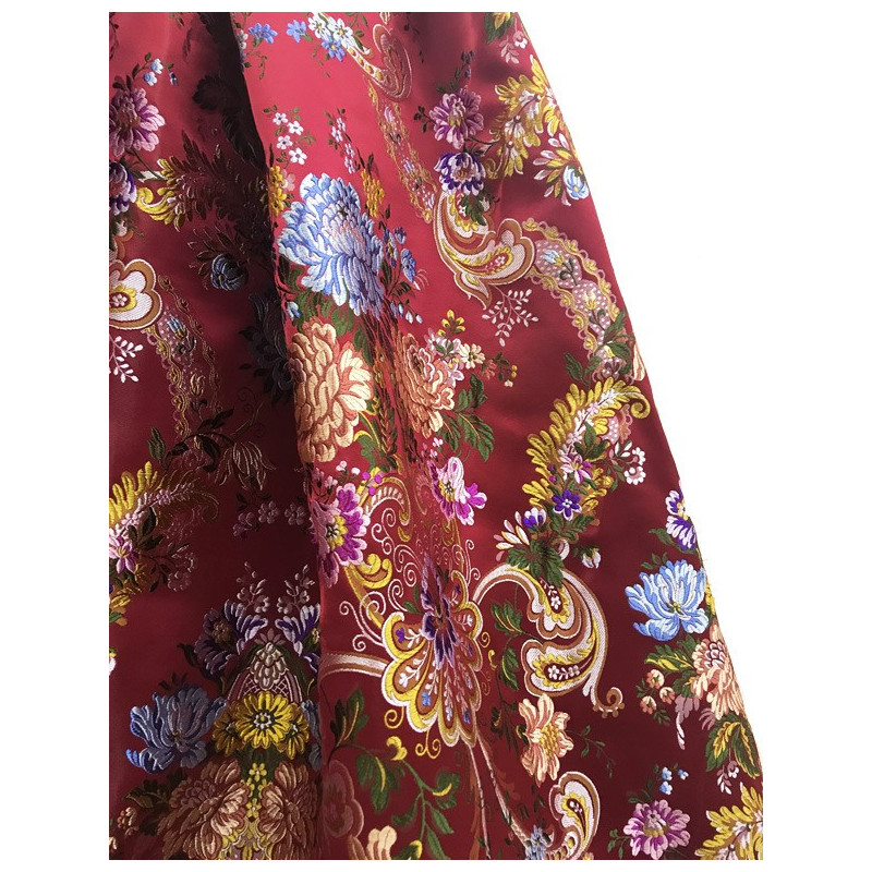 corte de falda greca verdosa colores