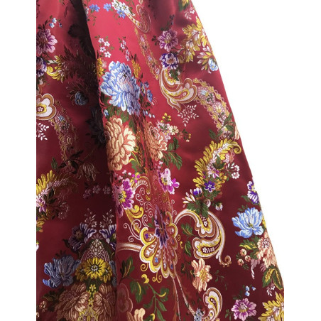 corte de falda greca verdosa colores