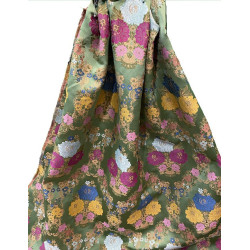 corte de falda greca verdosa colores