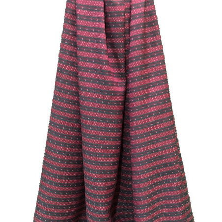 corte de falda greca verdosa colores