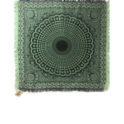 pañuelo negro verde claro