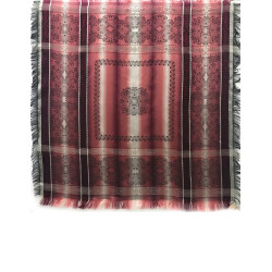 pañuelo negro-salmón