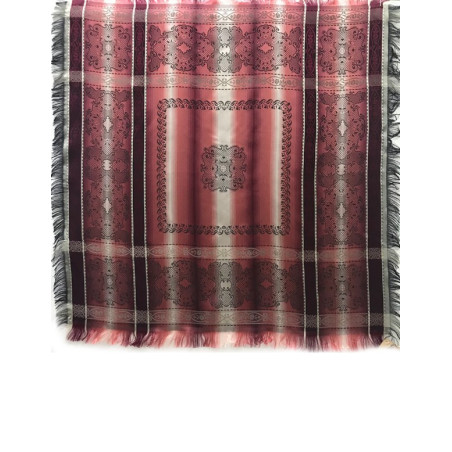 pañuelo negro-salmón