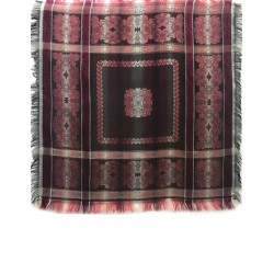 pañuelo negro-salmón