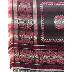 pañuelo negro-salmón