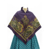 mantón de algodón estampado