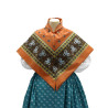mantón de algodón estampado