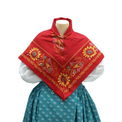 mantón de algodón estampado