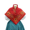 mantón de algodón estampado