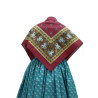 mantón de algodón estampado