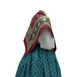 mantón de algodón estampado