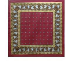 mantón de algodón estampado