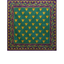 mantón de algodón estampado