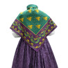 mantón de algodón estampado