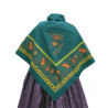 mantón de algodón estampado