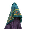 mantón de algodón estampado