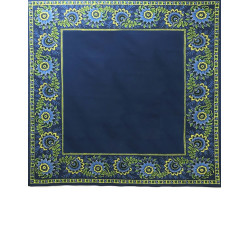 mantón de algodón estampado